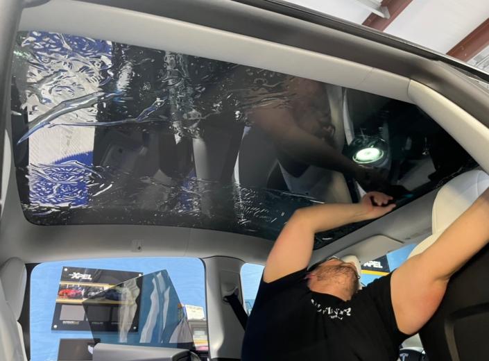 Tesla Model Y Full Sunroof Ceramic Tint 