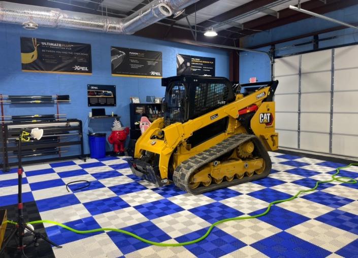 SKID STEER CERAMIC TINT INSTALL 