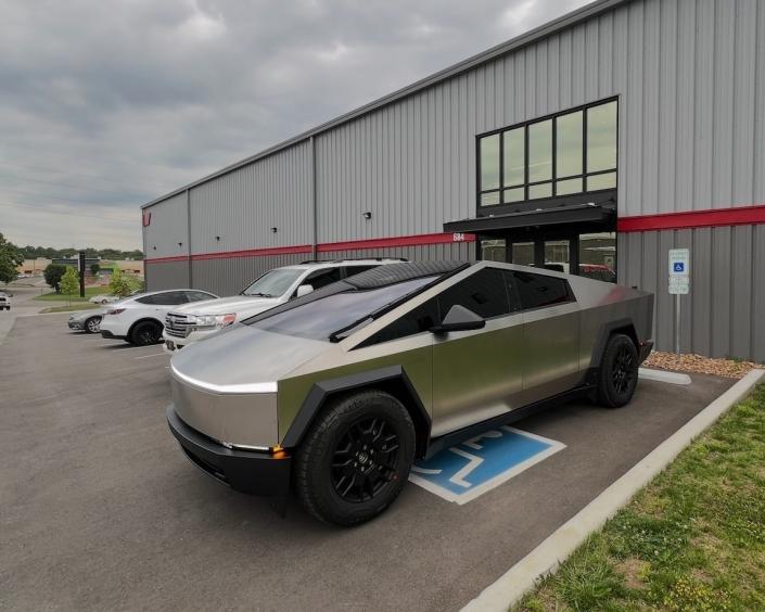 XPEL TINT ON TESLA CYBER TRUCK 